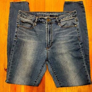 Articles of Society High Wasted Ankle Jeans